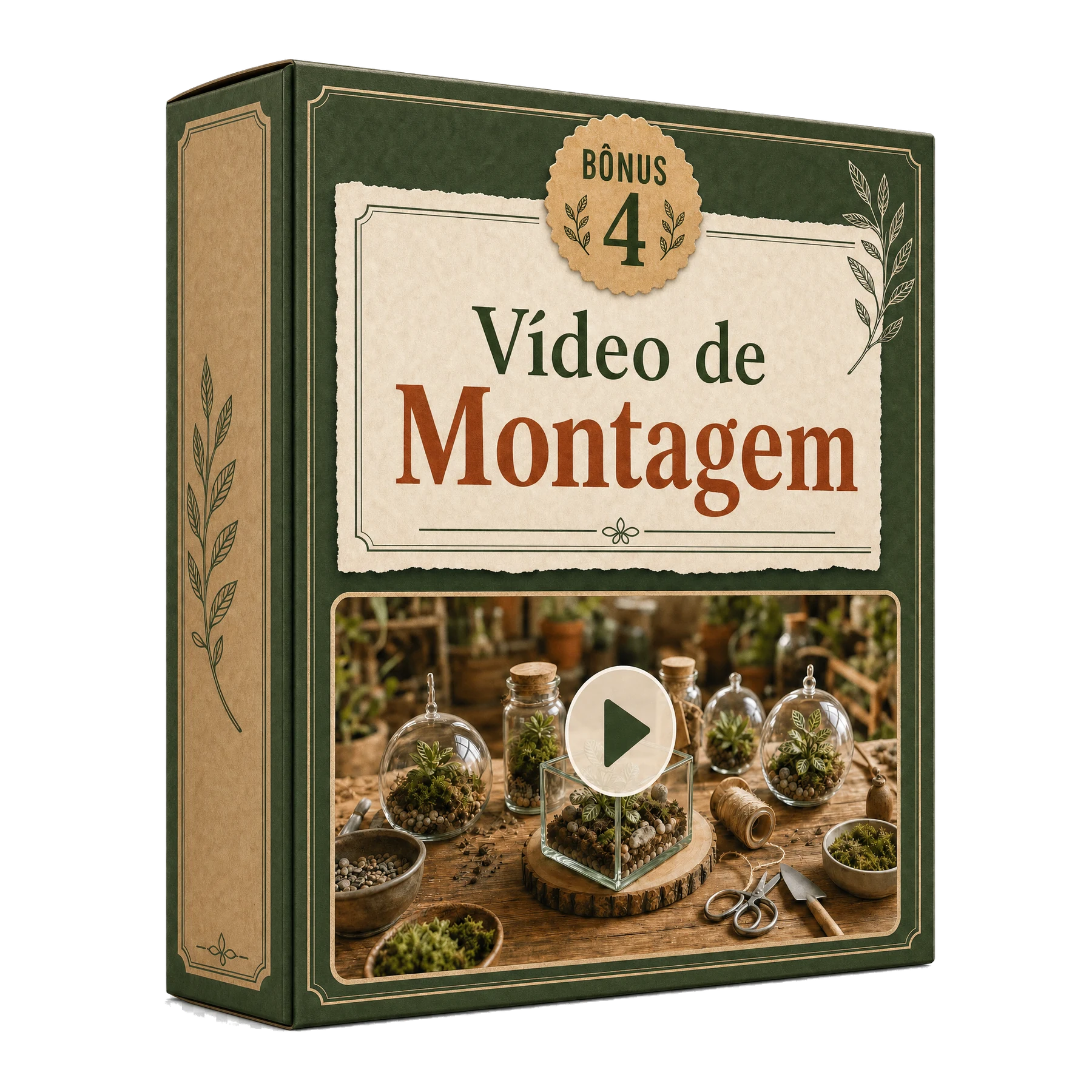 Box 3D do bônus Vídeo de Montagem